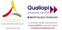 La certification QUALIOPI d'AMORIFE International, par le Groupe VERITAS, 